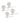 Four RSVP white porcelain hen egg cups with matching spoons on white