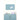 Light blue pinboard above a matching blue locker, basket of notebooks and mug on top
