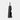 Matt Black ReNew toilet brush holder from the side with the brush head visible