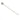 Long stainless steel bar spoon with twisted shaft and flat disc end, on white