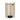 Brabantia NewIcon 3 liter pedal bin in Metallic Gold, front view