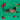 Dachshund umbrella in its Christmas sweater cover on a green background with ornaments and ribbon