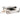 RSVP stainless steel fish poacher with the lid set ajar, its removable perforated lifting rack in front, a wooden fish-shaped poaching timer, and a recipe card on a white background.