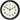 Infinity Instruments Retro 9.5" Wall Clock, Black — front