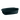 Emile Henry The Right Dish rectangular baker in dark blue-green Ocean glaze, side view
