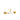 Mustard gold metal clip hanger with hook and two clips, on white