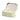 Paddywax Macaron tin candle open with two lit wicks in a green and cream gingham tin