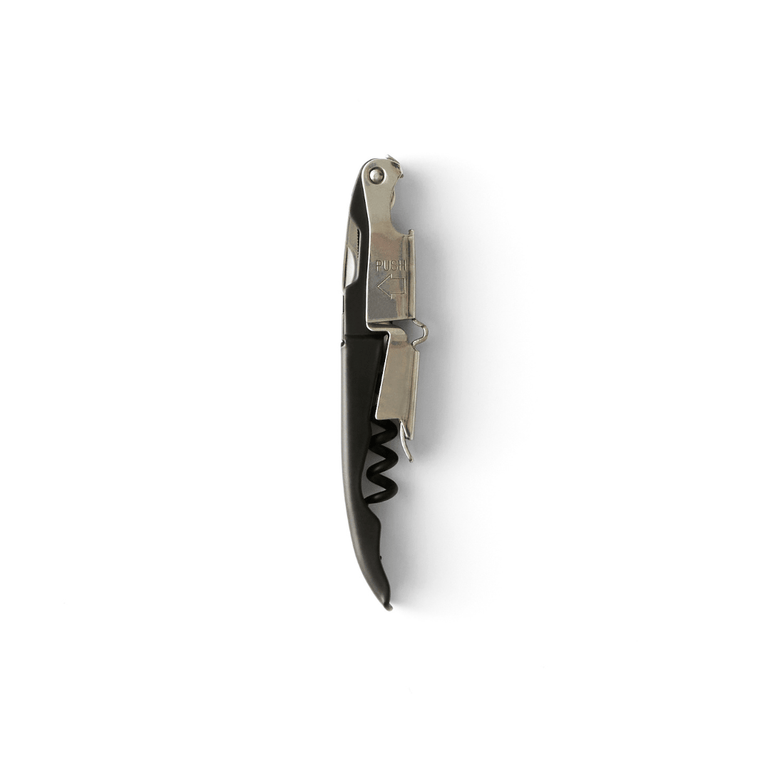 Rabbit Waiter's Corkscrew, black finish, folded