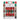 Box of eight Talking Tables Nutcracker saucer crackers in red and green