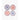 Four Serax Bazaar breakfast plates in assorted red and blue patterns