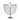 Black iron menorah with nine curved arms and a twisted stem