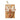 Reindeer-shaped natural loofah dish scrubber