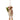 Sheep ornament holding an evergreen sprig