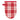 MU Kitchen red and white plaid mini oven mitt with a hanging loop