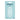 Pale aqua oval textured Speks Slabs sticker on light blue retail card