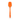 Elihome Classic Silicone Spoon, Orange