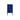 Navy blue compact metal locker with handle on right, front view