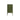 Olive green compact metal locker with handle on right, front view