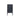Charcoal compact metal locker with handle on right, front view