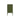Olive green compact metal locker with handle on left, front view
