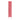 Coral pink tall slim metal locker with handle and lock, front view