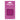 Magenta textured square Speks Slabs sticker on bright pink retail card