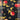 Apple Tablecloth, Black, angle