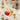 Apple Tablecloth, Ecru, angle