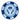 Pavilion Josephine paper plate with two blue birds at the center and a navy striped border