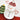 TAG snowman 2-part server on a holiday table beside a Christmas tree dish and heart-shaped candy canes