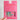 Hand holding the Christmas Crackers garland in its pink package
