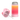 Pink Ombre Funtainer side view with lid open