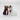 Black cat in an orange mask and white cat in a witch hat, Cosmos Gifts salt and pepper shakers