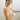 Woman wrapped in the striped Koko towel
