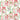 Cocktail napkin print of mahjong tiles with Santa jokers, dragons and red bows on a cream background