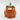 Cosmos Gifts orange pumpkin cat candy box with whiskers and a green stem lid