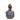 Cody Foster hand crafted glass ornament shaped like the rapper Snoop Dogg