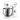 White Linen Cuisinart Precision Master stand mixer with a stainless steel bowl