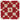 Now Designs Dot felt ball trivet in red and cream, Cranberry