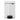 Brabantia NewIcon 3 liter pedal bin in White, front view
