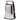 RSVP Endurance stainless steel box grater showing the fine grating side and slicing edge