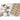 Decorated cookies on the cooling rack with baking tools laid out alongside