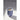 Lit Paddywax Parks candle in a textured blue-grey vessel