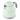 Smeg mini electric kettle in glossy cream with chrome accents
