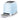 Pale blue Smeg toaster with the crumb tray pulled out at the front