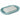 Soap dish holding a bar above pooled water