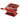 Marcato Atlas 150 pasta machine in red with hand crank and clamp