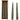 Creative Co-Op evergreen tree-shaped taper candles, two boxed and two standing