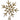 Creative Co-Op champagne finish glitter star tree topper