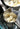 RSVP jumbo potato ricer filled with cut potatoes, resting over a pot